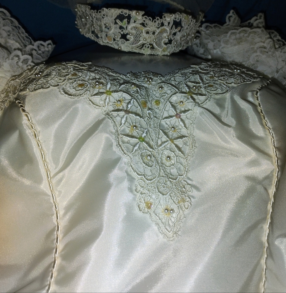 Vintage 1990s Wedding dress.